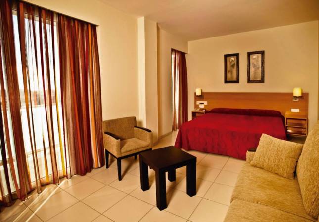 Confortables habitaciones en Hotel Lodomar Spa & Talasoterapia. La mayor comodidad con nuestro Spa y Masaje en Murcia
